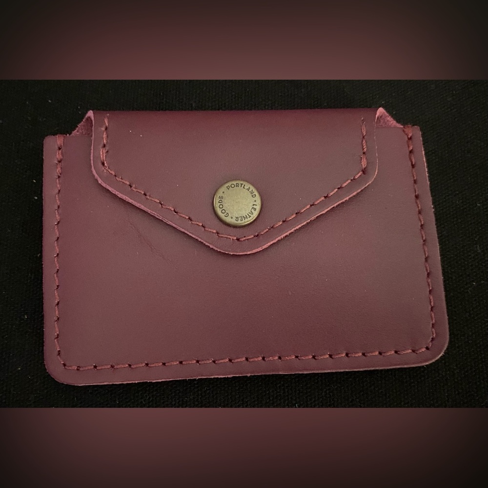 Portland Leather Goods Almost Perfect Love Bug Classic wallet - Lollipop